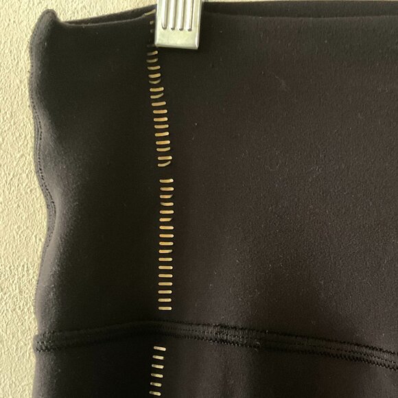 Lululemon Align High-Rise Crop 21" Gold Black / Size 6 - Picture 3 of 10